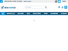 Tablet Screenshot of messe-shop24.de